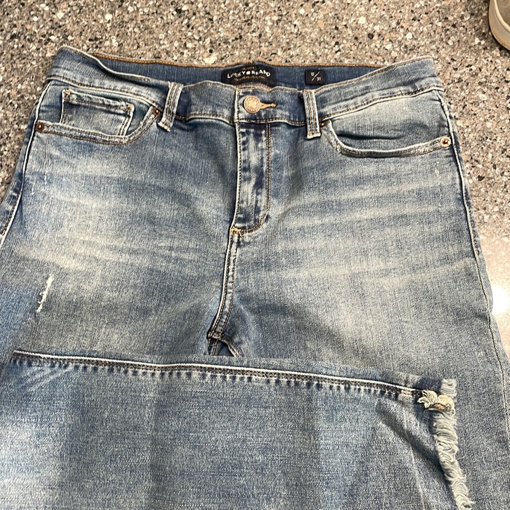 Lucky cropped jeans